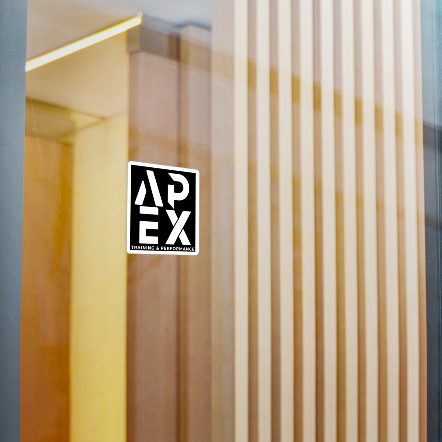 Apex Box Logo Sticker Black