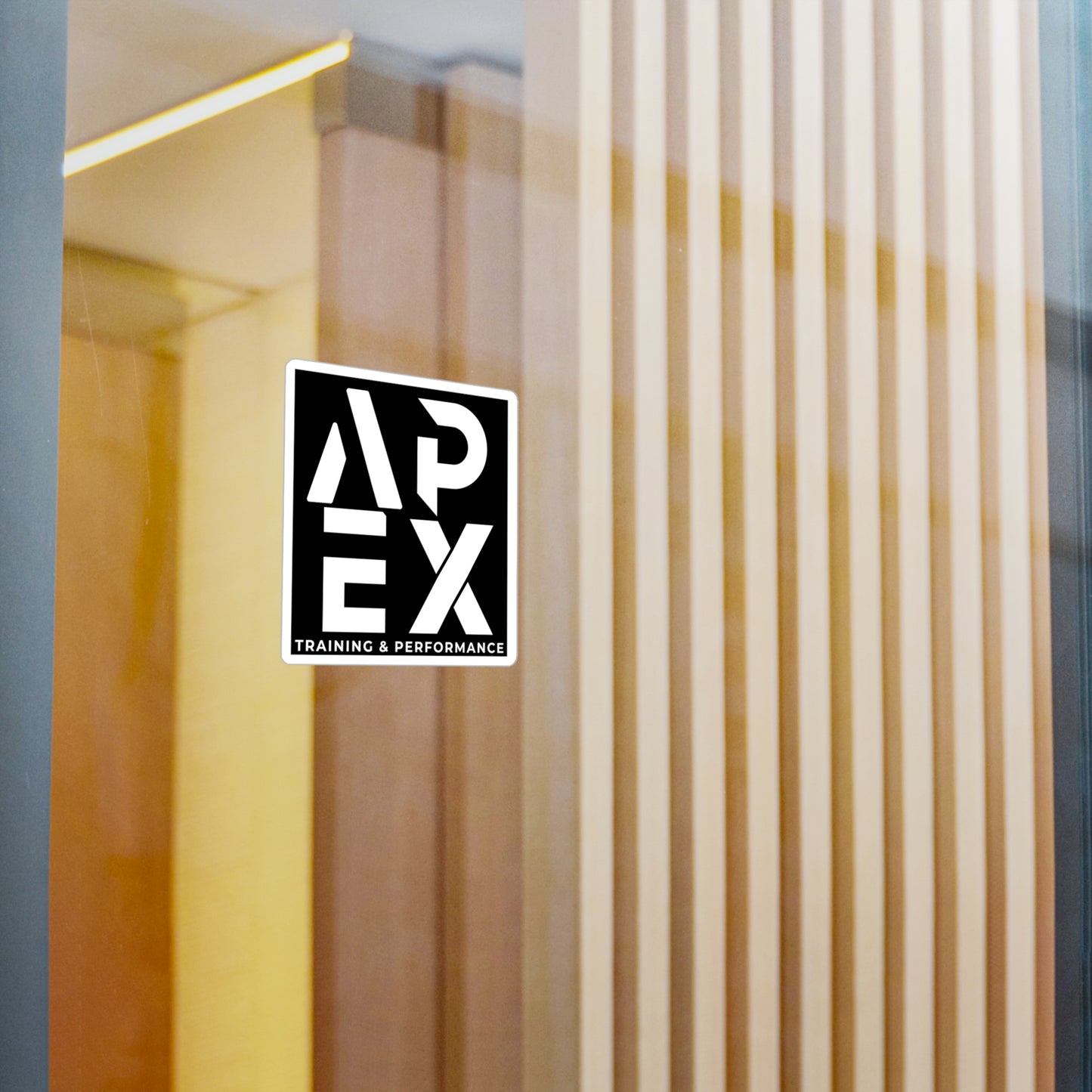 Apex Box Logo Sticker Black