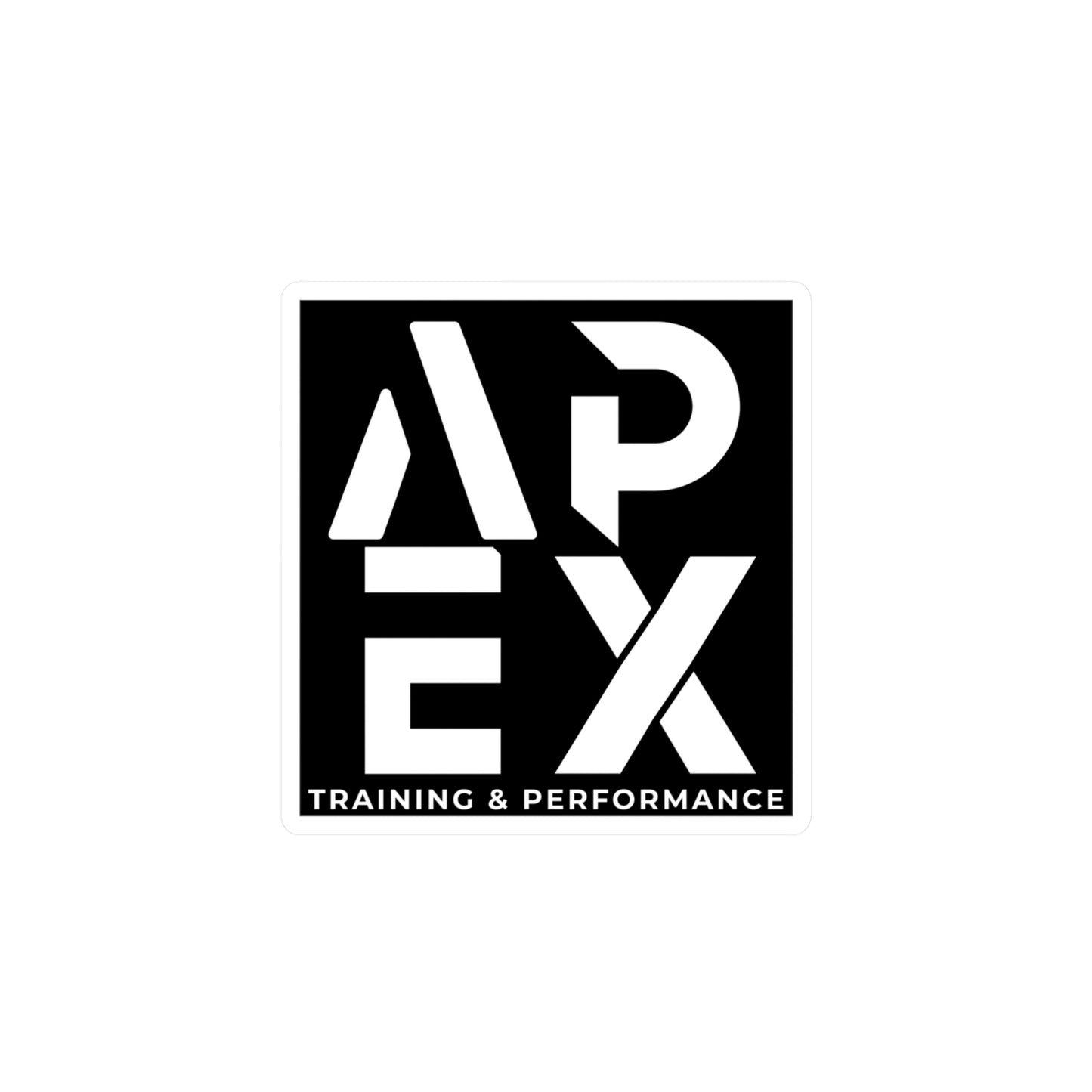Apex Box Logo Sticker Black