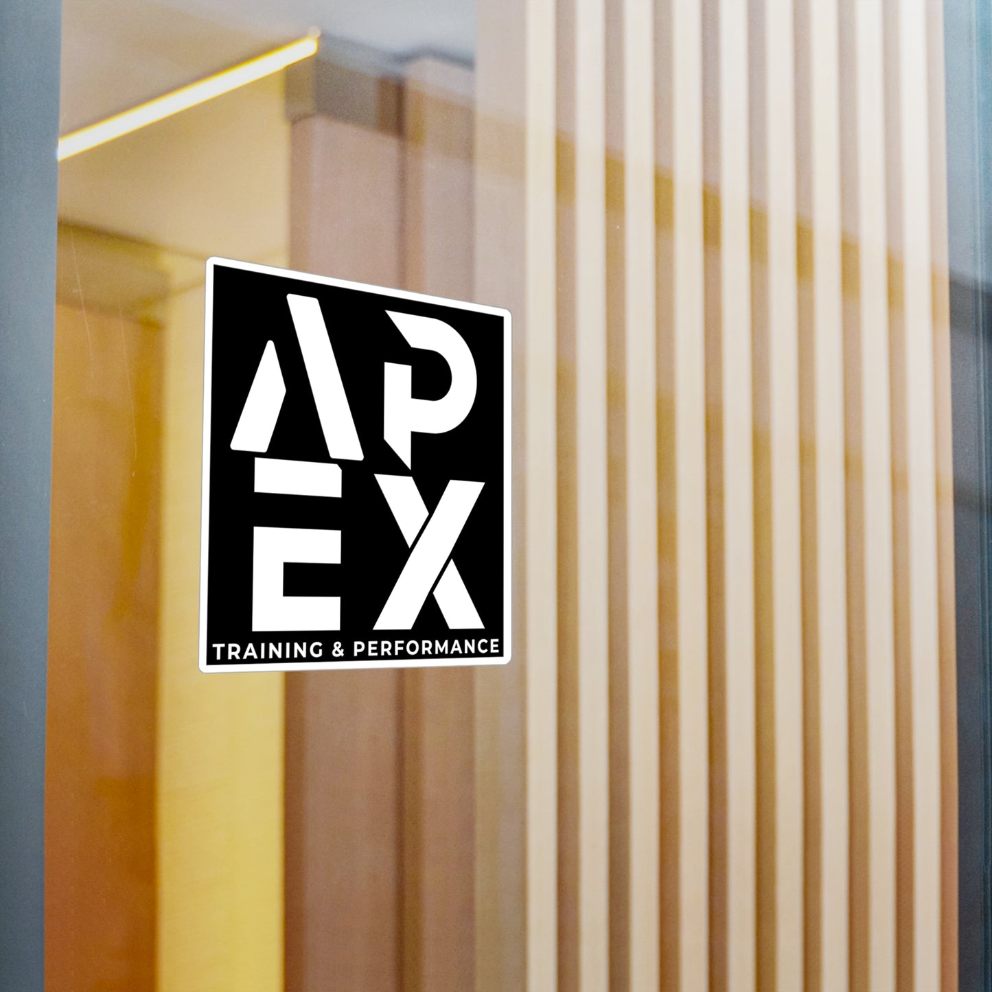 Apex Box Logo Sticker Black