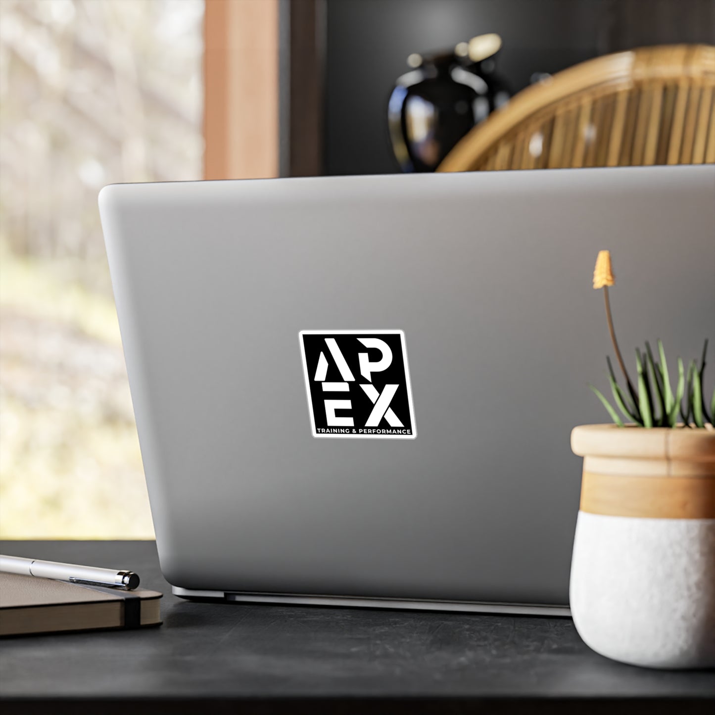 Apex Box Logo Sticker Black