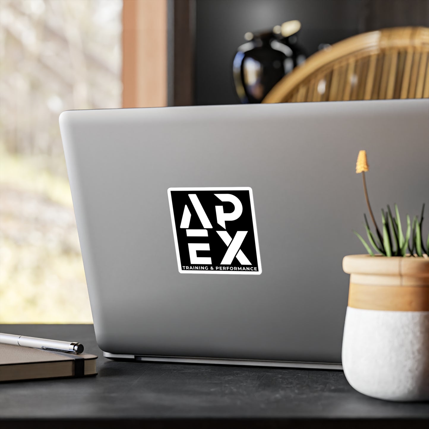 Apex Box Logo Sticker Black